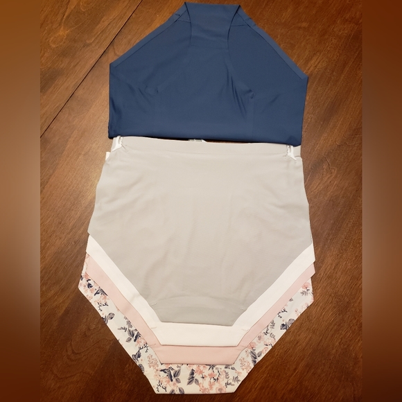 Laura Ashley NWT 5 pack no show super soft panties M L polyester spandex… - Picture 3 of 7